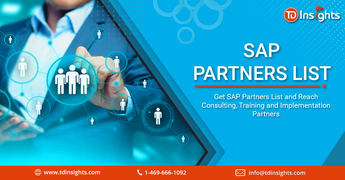 SAP Partners List List of SAP Partners TDInsights