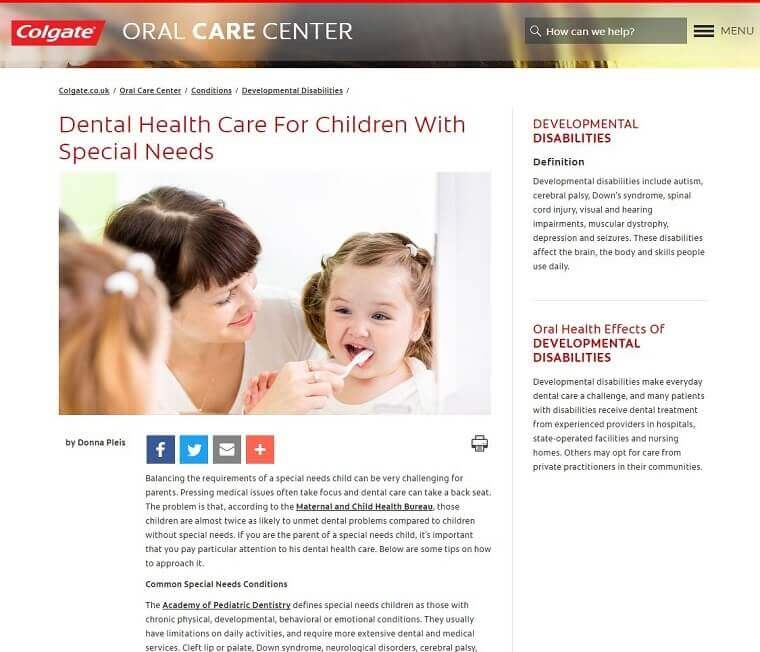 colgate dental health care