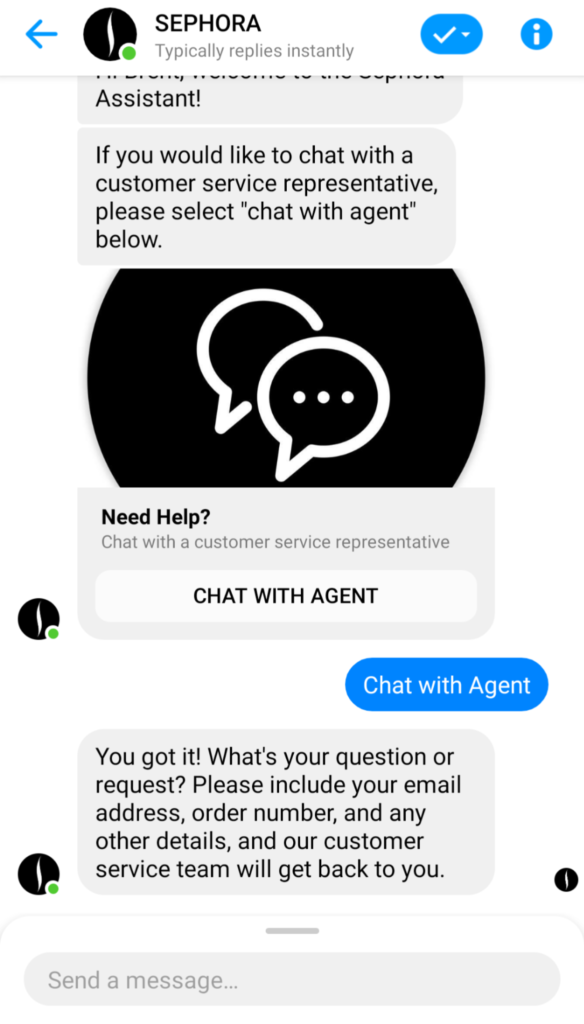 sephora chatbot