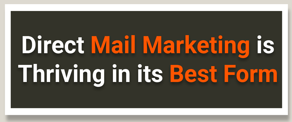 Direct mail marketing is one of the successful marketing approaches. While there has been an introduction of many forms of digital content, it has not replaced direct mail. This form of marketing still has a crucial place in the marketing strategy of organizations, and is a $44 Billion industry. Every $167 spent on direct mail leads to a 1300% ROI. https://www.msp-pgh.com/direct-mail-marketing-statistics/ In the below infographic, there are some direct mail facts: